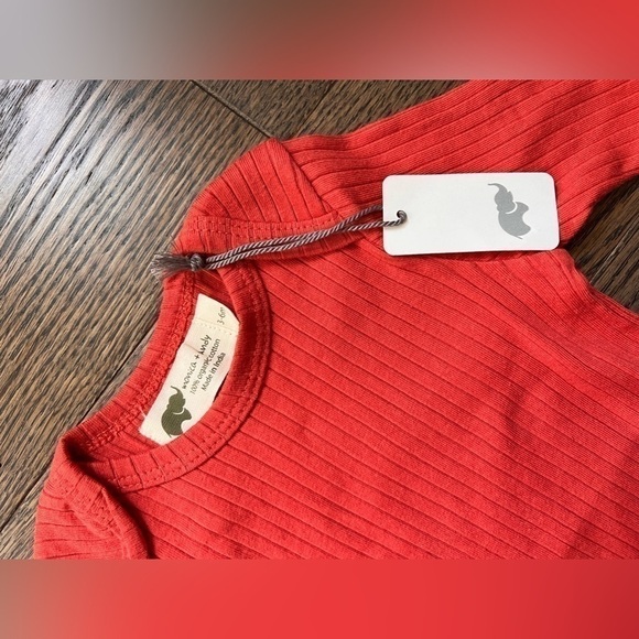 Peyton & Scout 0-3 months Monica and Andy long sleeve body 3-6 months bundle - Picture 4 of 5